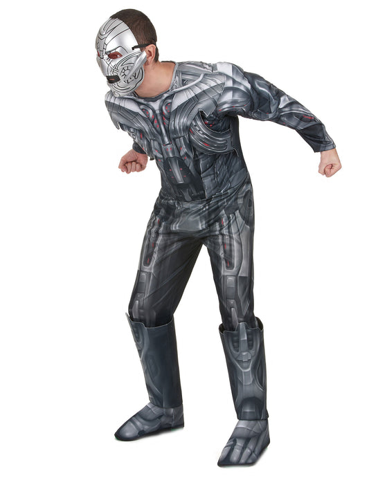 Vue de profil du déguisement luxe Ultron Avengers movie 2