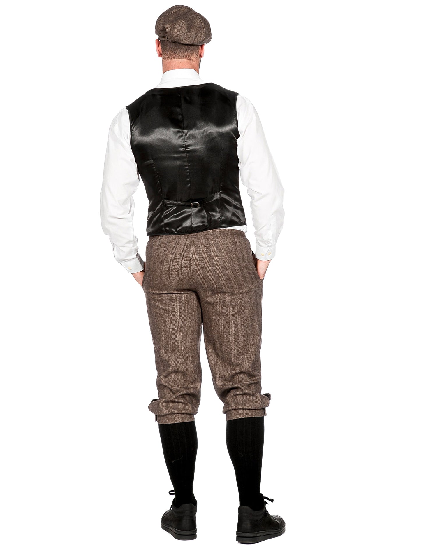 1920-luvun ruskea luksuspuku miehelle