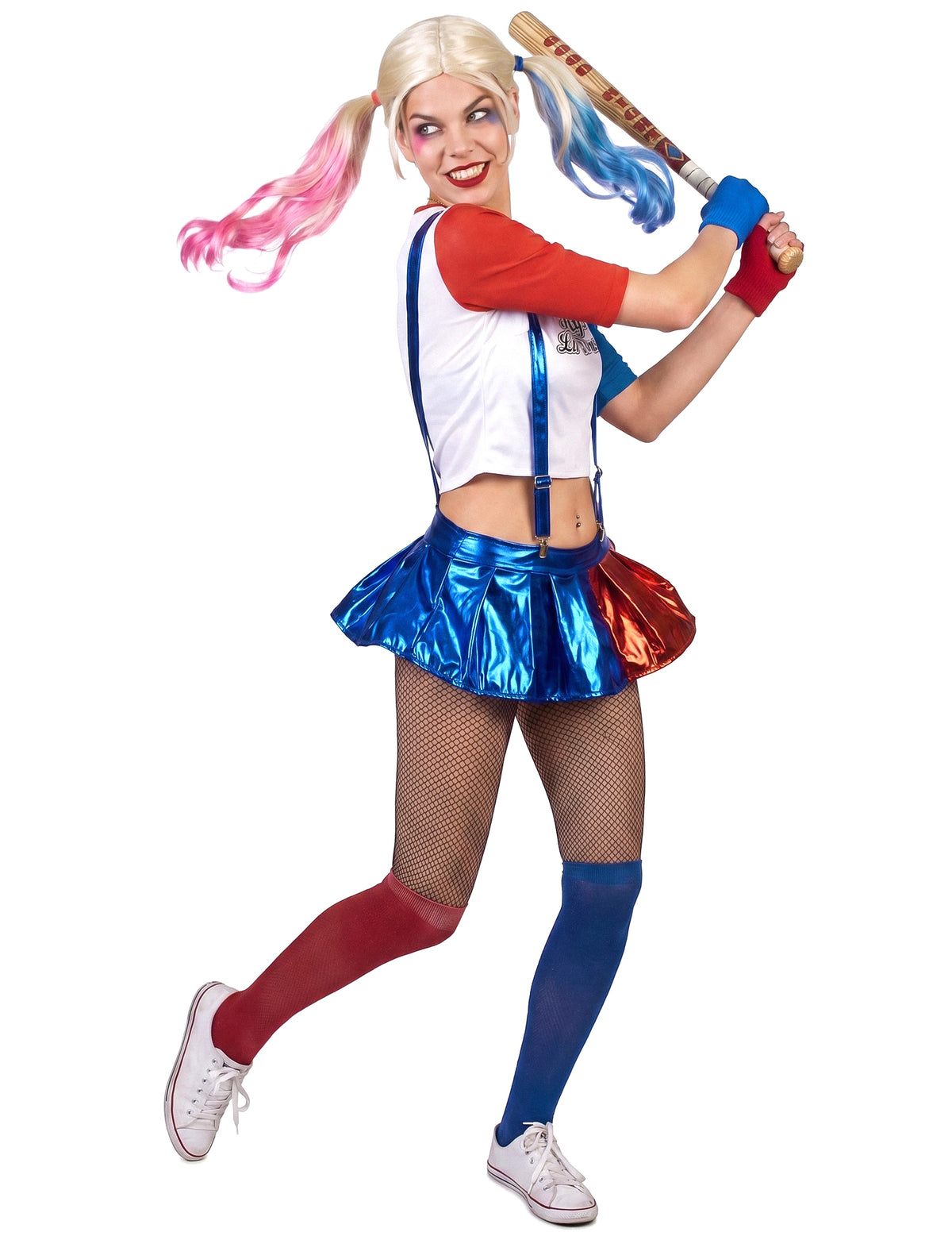 Dady's lil' Devil - Naisten harlekiini-asu Halloweenjuhliin