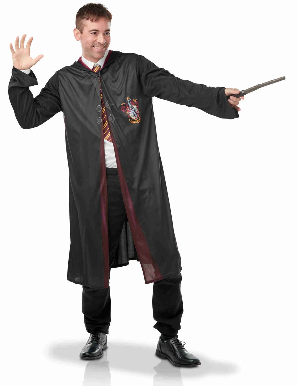 Asu asusteineen Harry Potter aikuiset musta ja bordeaux sauvalla