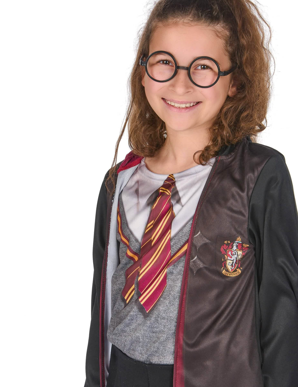 Lähikuva Harry Potter™ -asusteen ylävartalosta ja silmälaseista