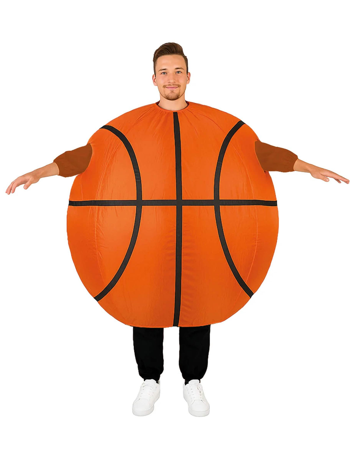 Edestä näkyvä, kädet levällään, carry me koripallopallopuku