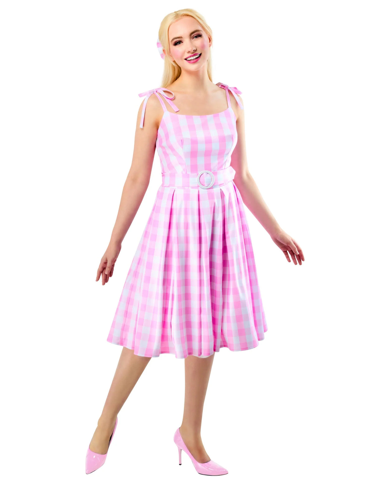 Vue de face du déguisement Barbie™ Perfect Day pour femme