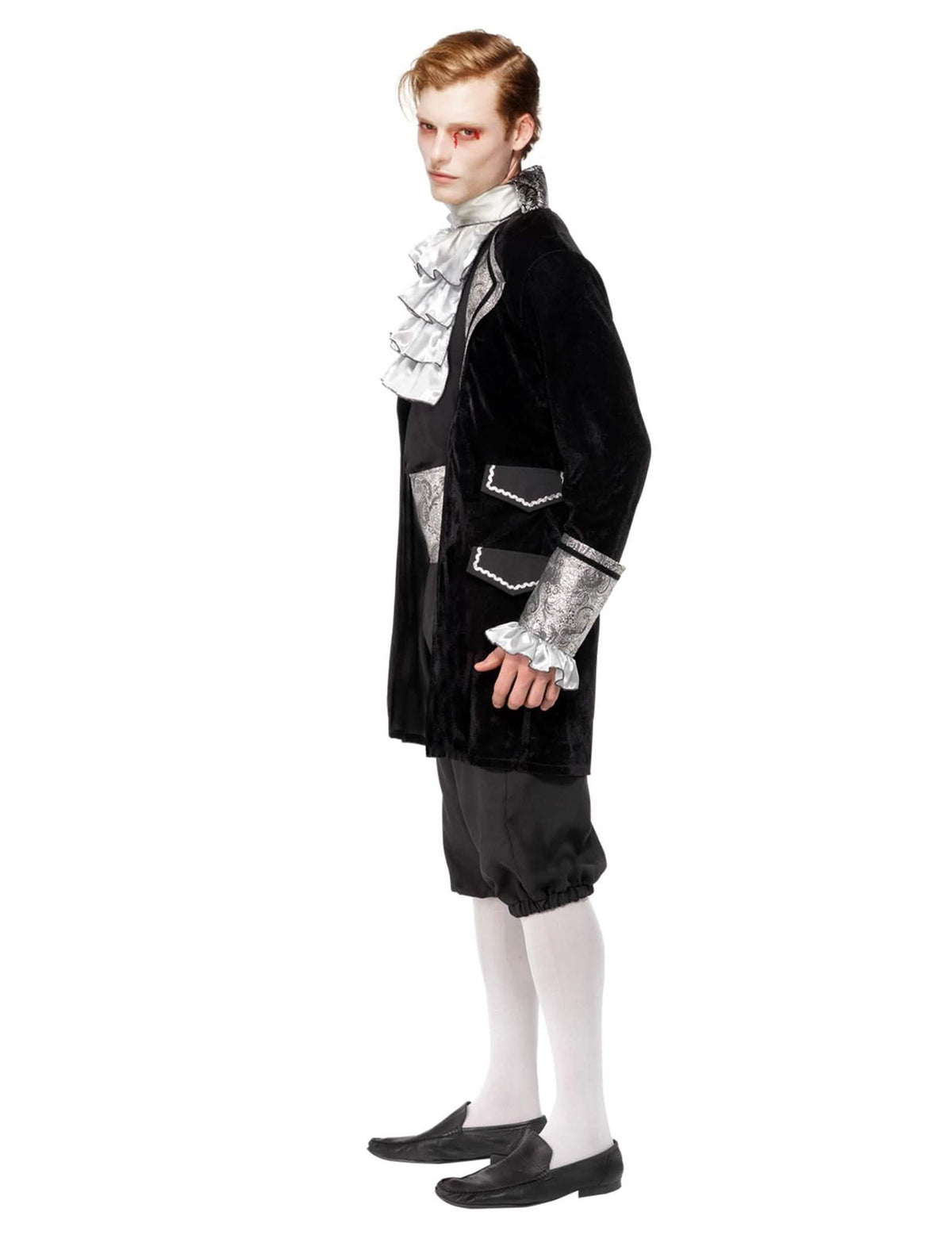 Vue de profil du déguisement baroque pour homme