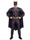 Déguisement luxe Batman™ Dark Knight Rises pour homme noir avec ceinture dorée