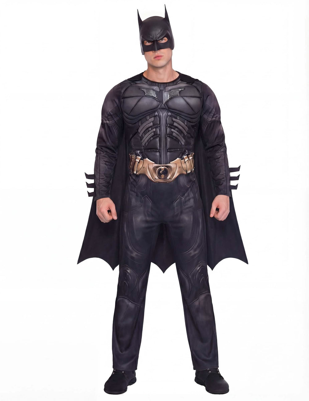 Etunäkymä Batman™ Dark Knight Rises luksus naamiaisasusta miehet varten