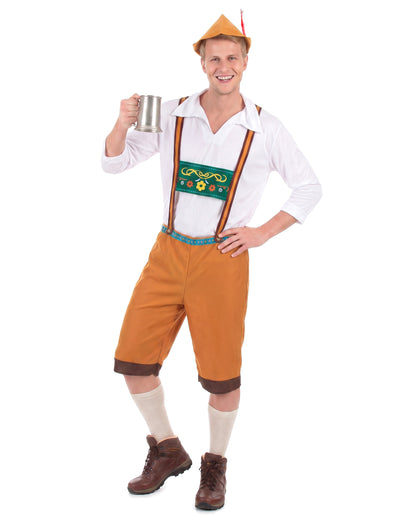 Miesten Oktoberfest-asu ruskea