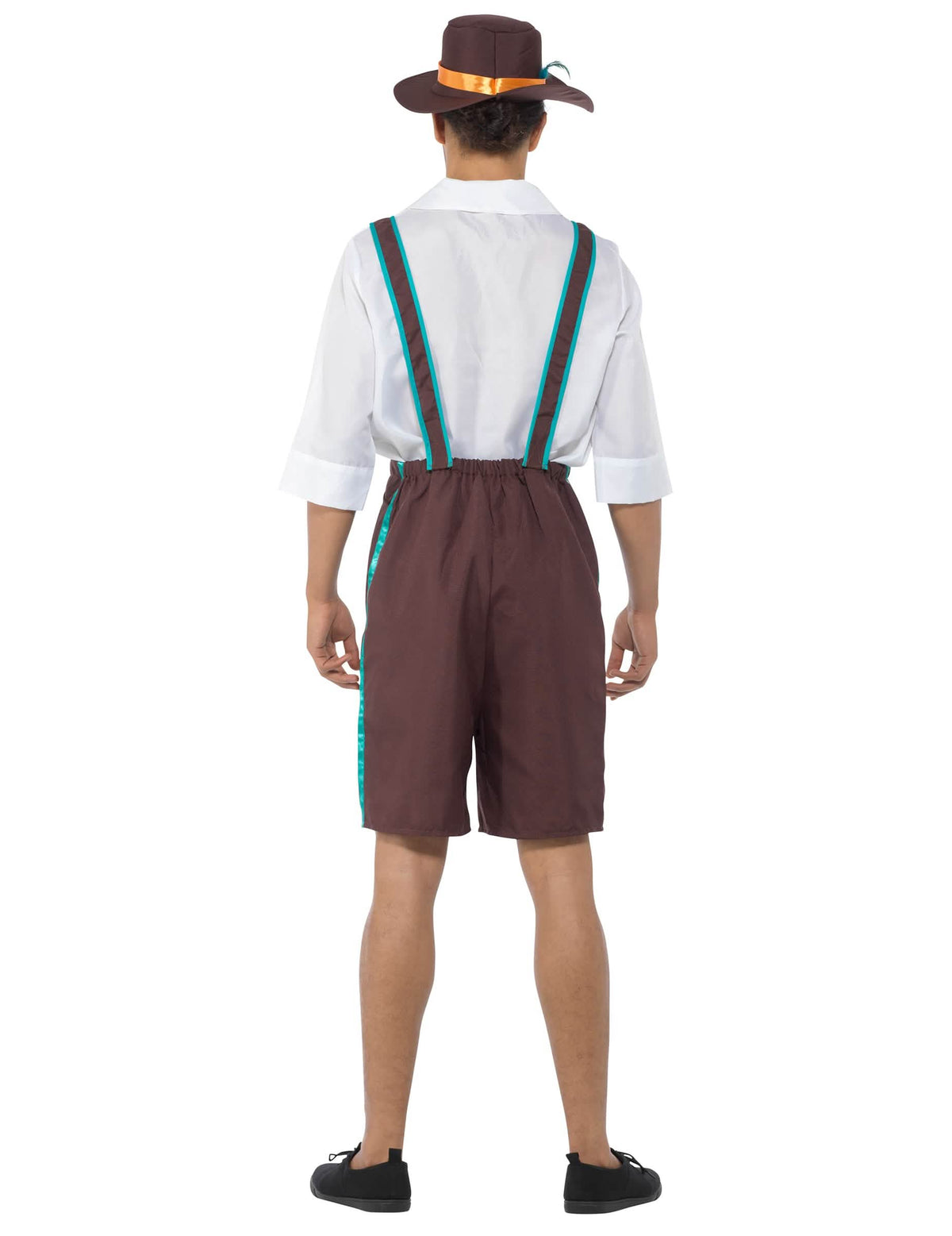 Selkäkuva oktoberfest tarvikkeet-asusta