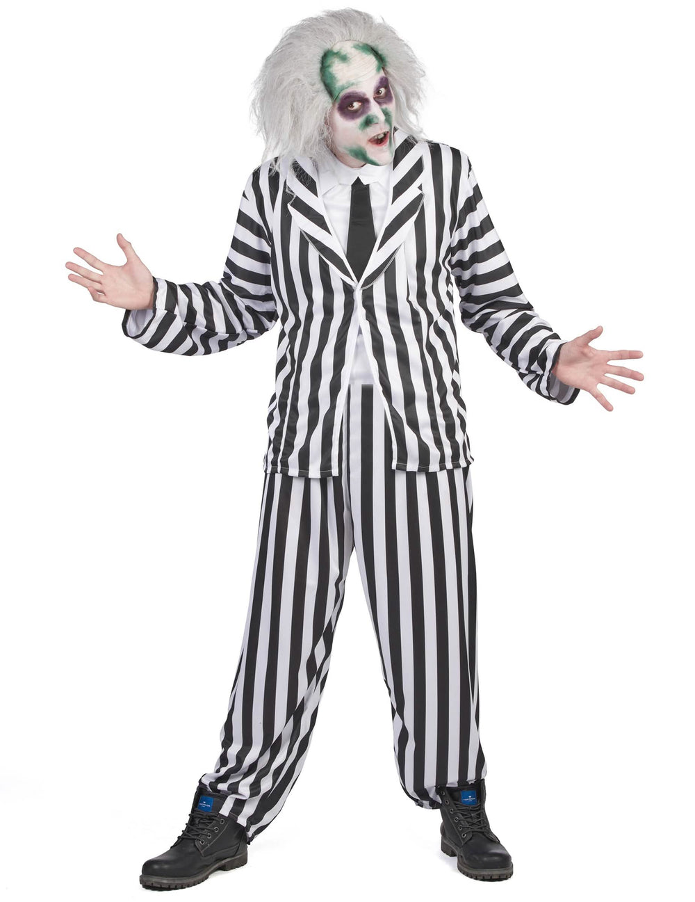 Beetlejuice-miesten naamiaisasun etunäkymä
