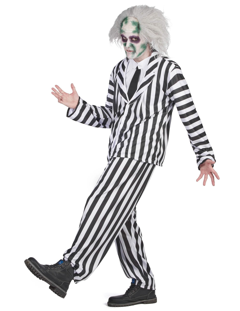 Beetlejuice-miesten naamiaisasun sivunäkymä
