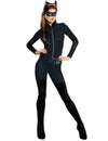 Déguisement Catwoman™ sexy pour femme noir avec masque et ceinture