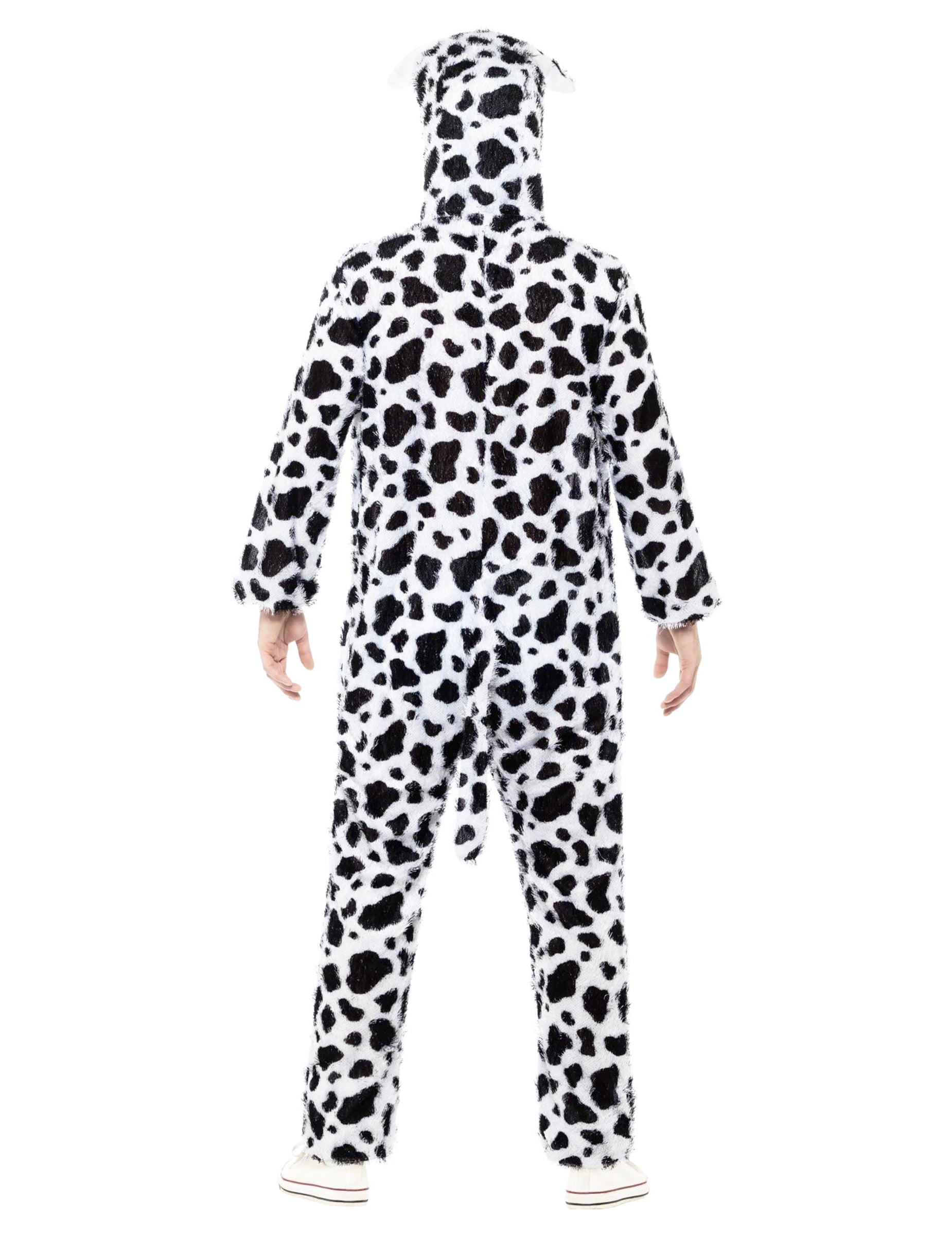 Vue de dos du déguisement de chien dalmatien pour adulte