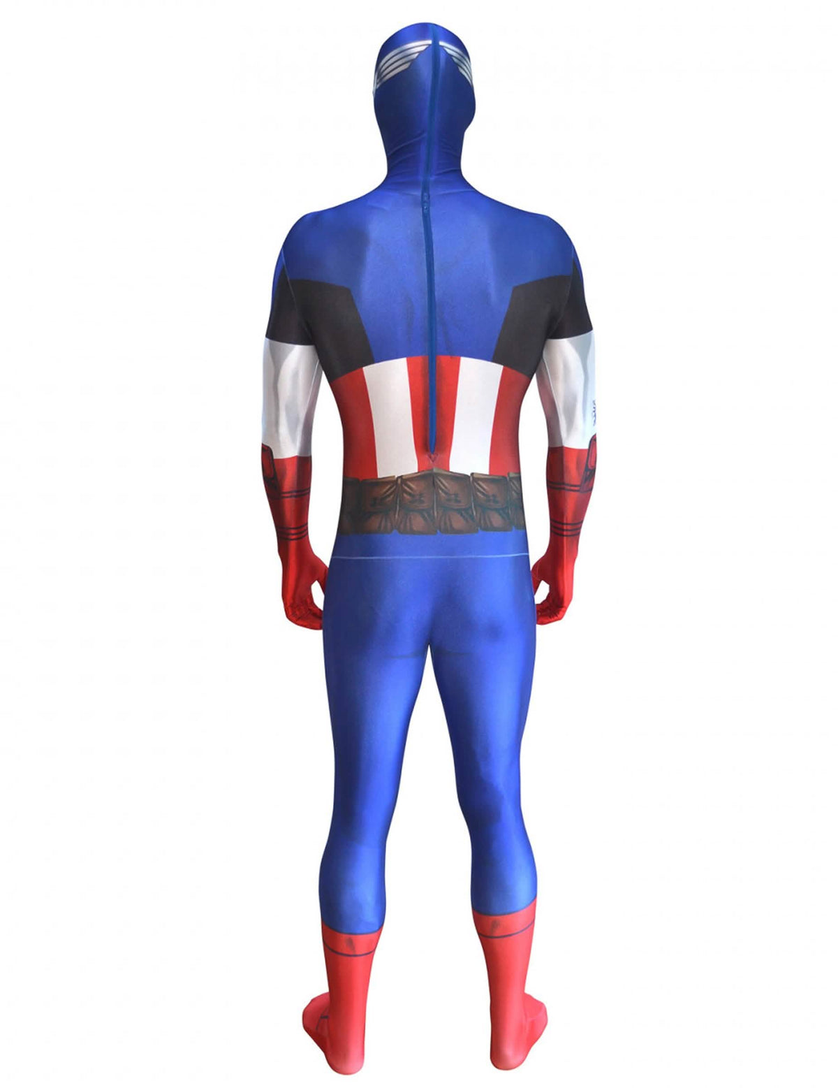 Kapteeni Amerikka™ Morphsuits™ -klassisen asun takanäkymä