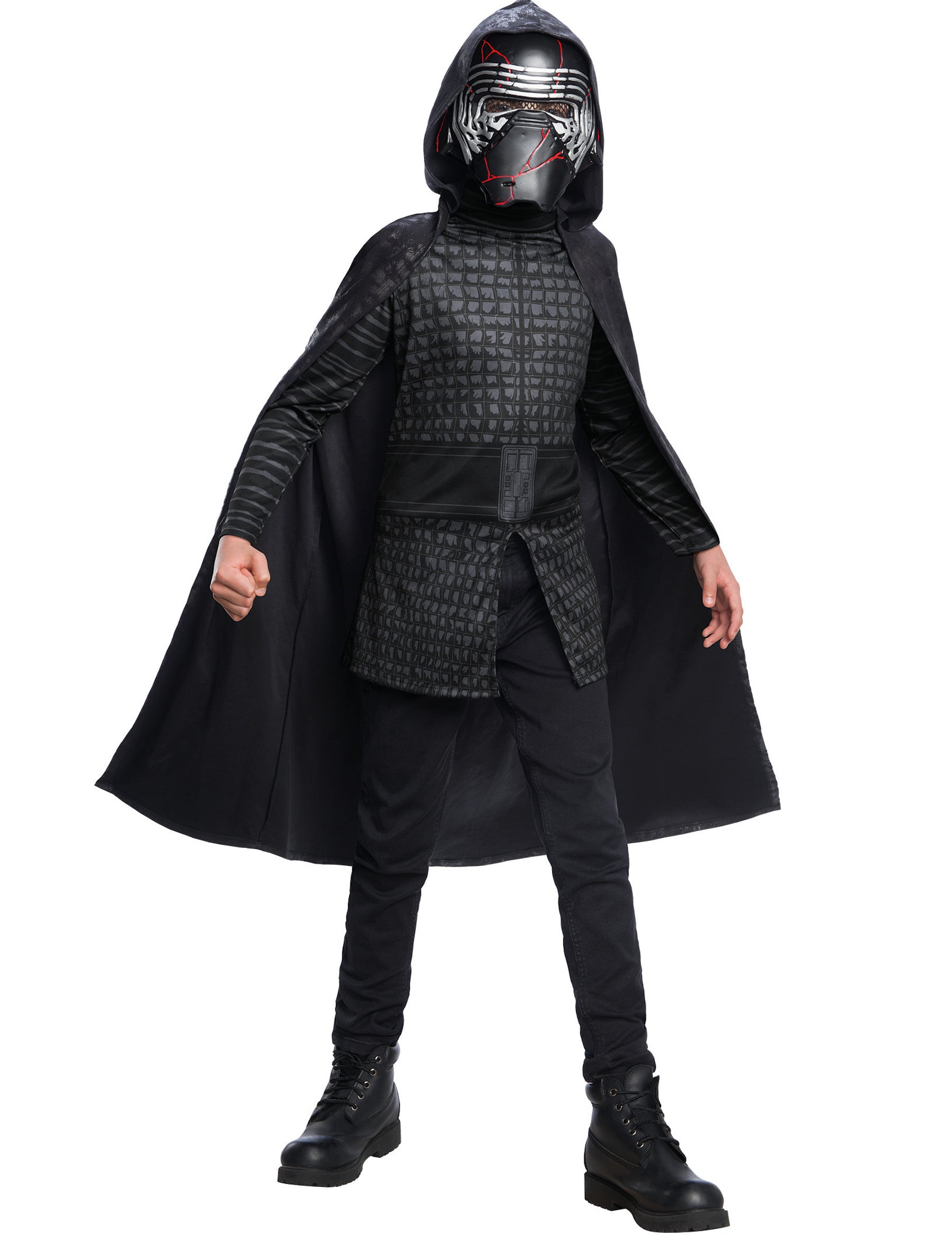 Déguisement classique Kylo Ren Star Wars IX pour enfant noir avec masque et cape