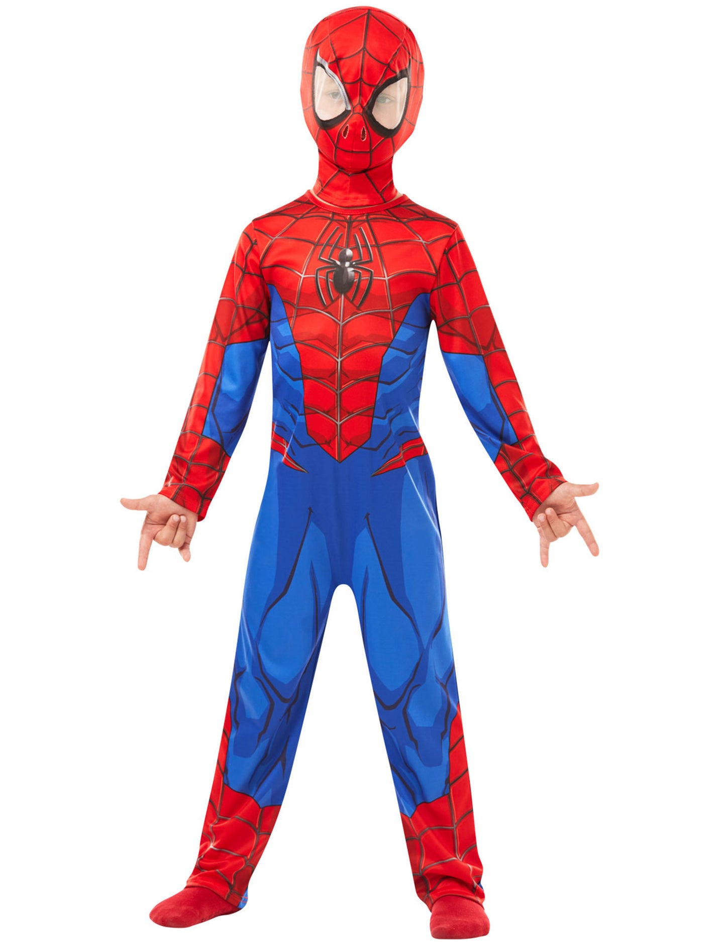 Déguisement classique Spiderman pour enfant rouge et bleu