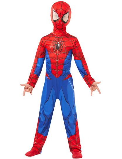 Déguisement classique Spiderman pour enfant rouge et bleu