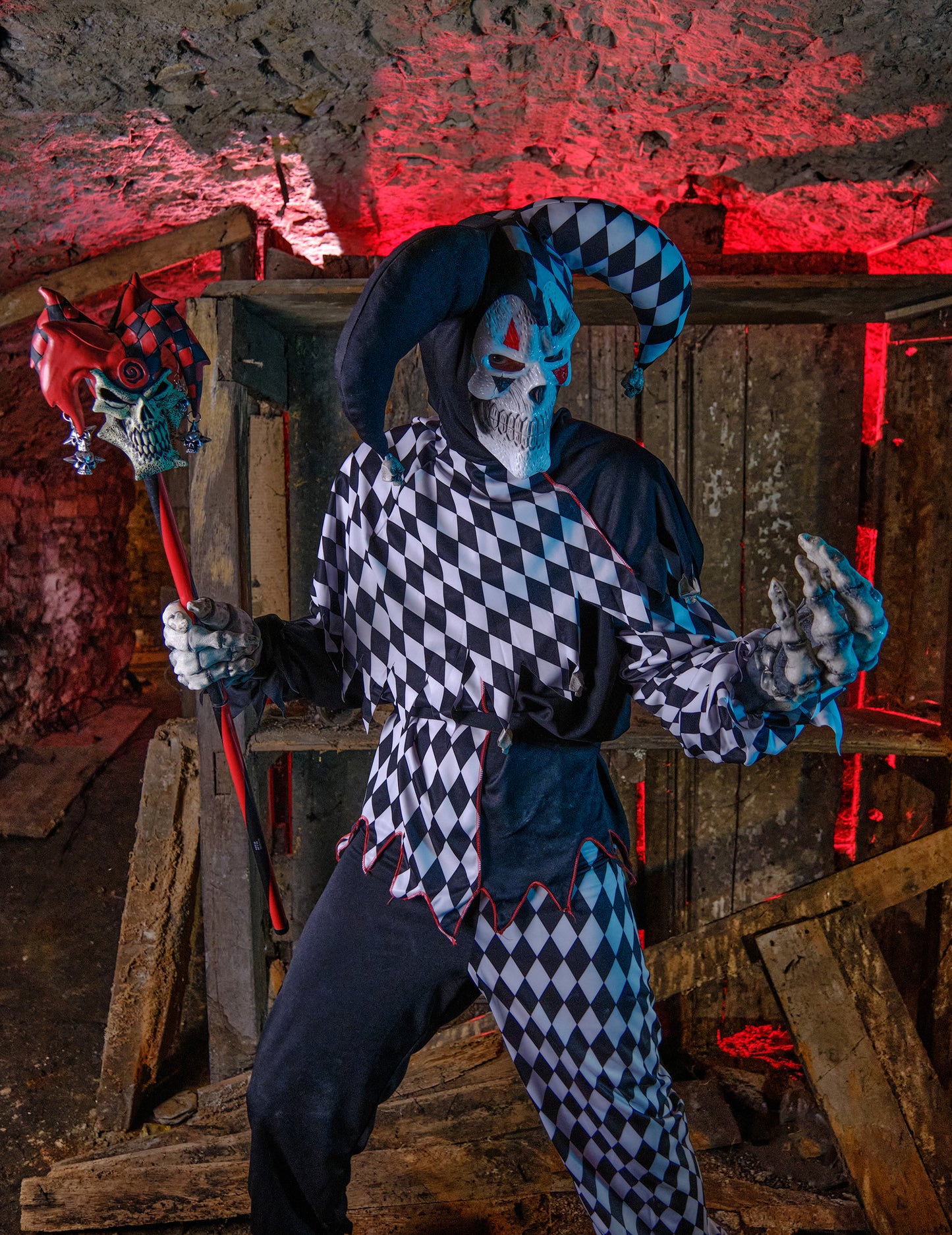 Pelottava narri - aikuisten Halloween-asu