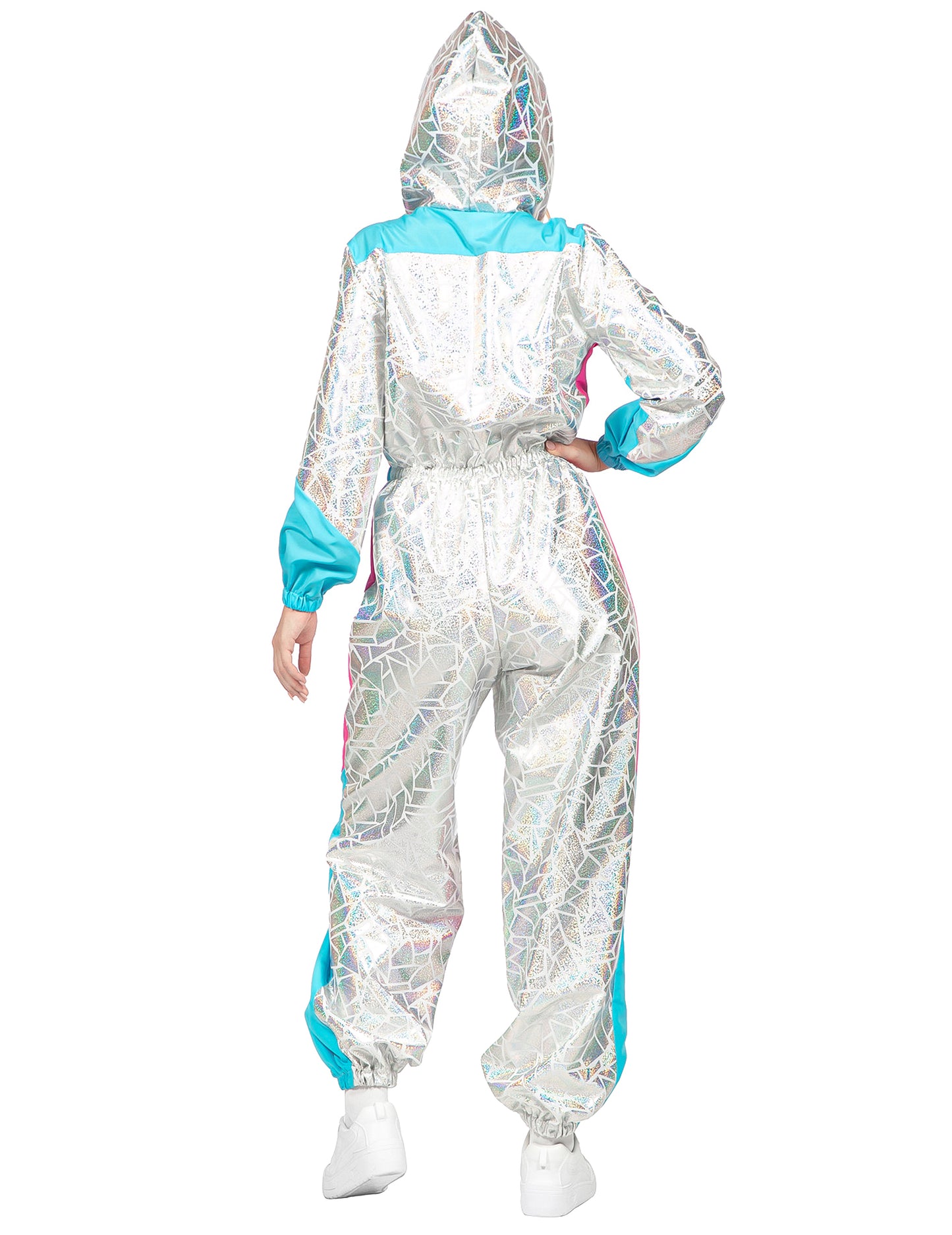 Ylellinen holografinen laskettelupuku naisille