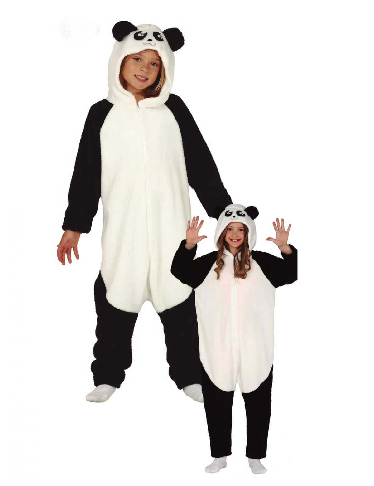 Panda-asuhaalari lapsille mustavalkoinen pehmoinen