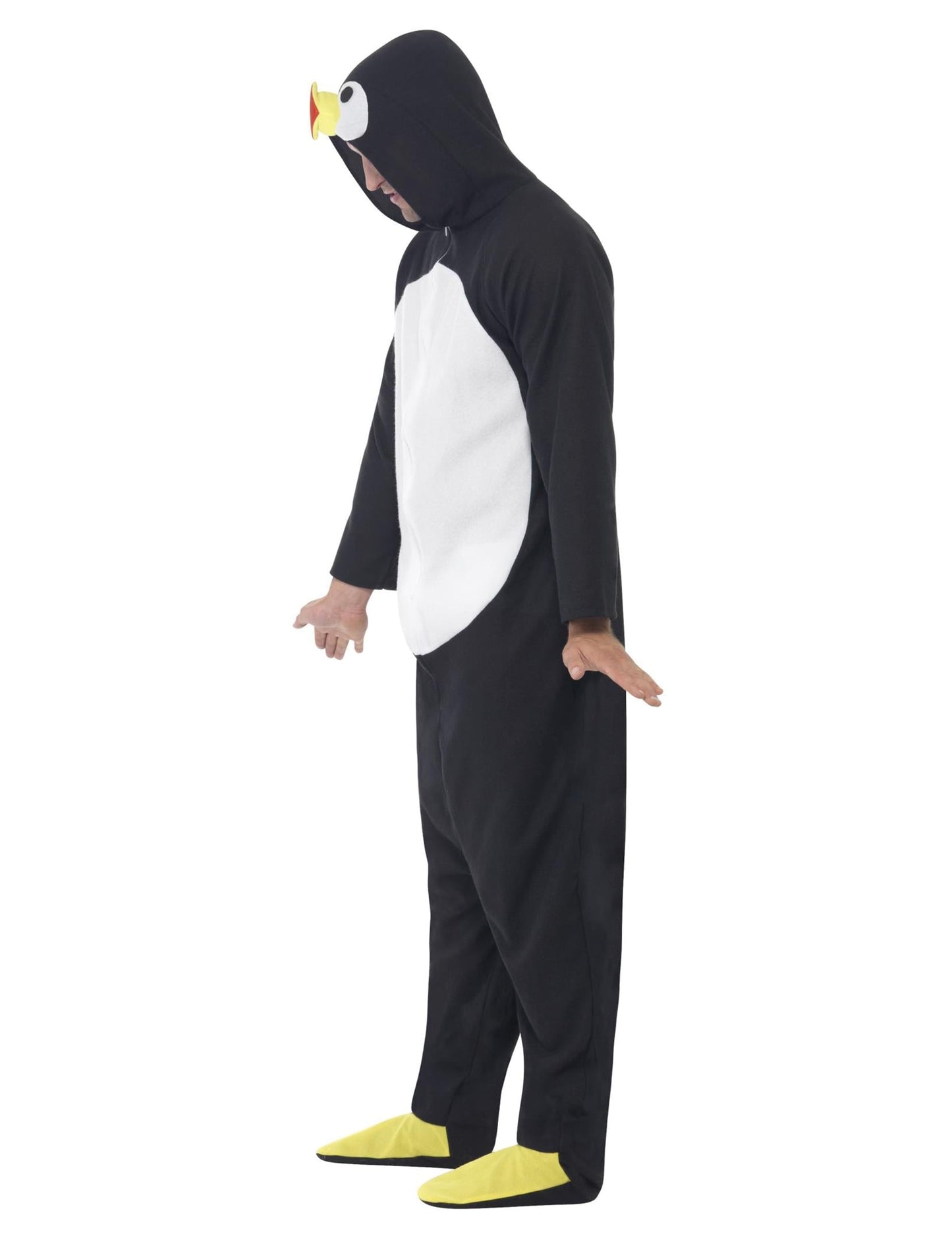 Vue de profil du déguisement combinaison pingouin