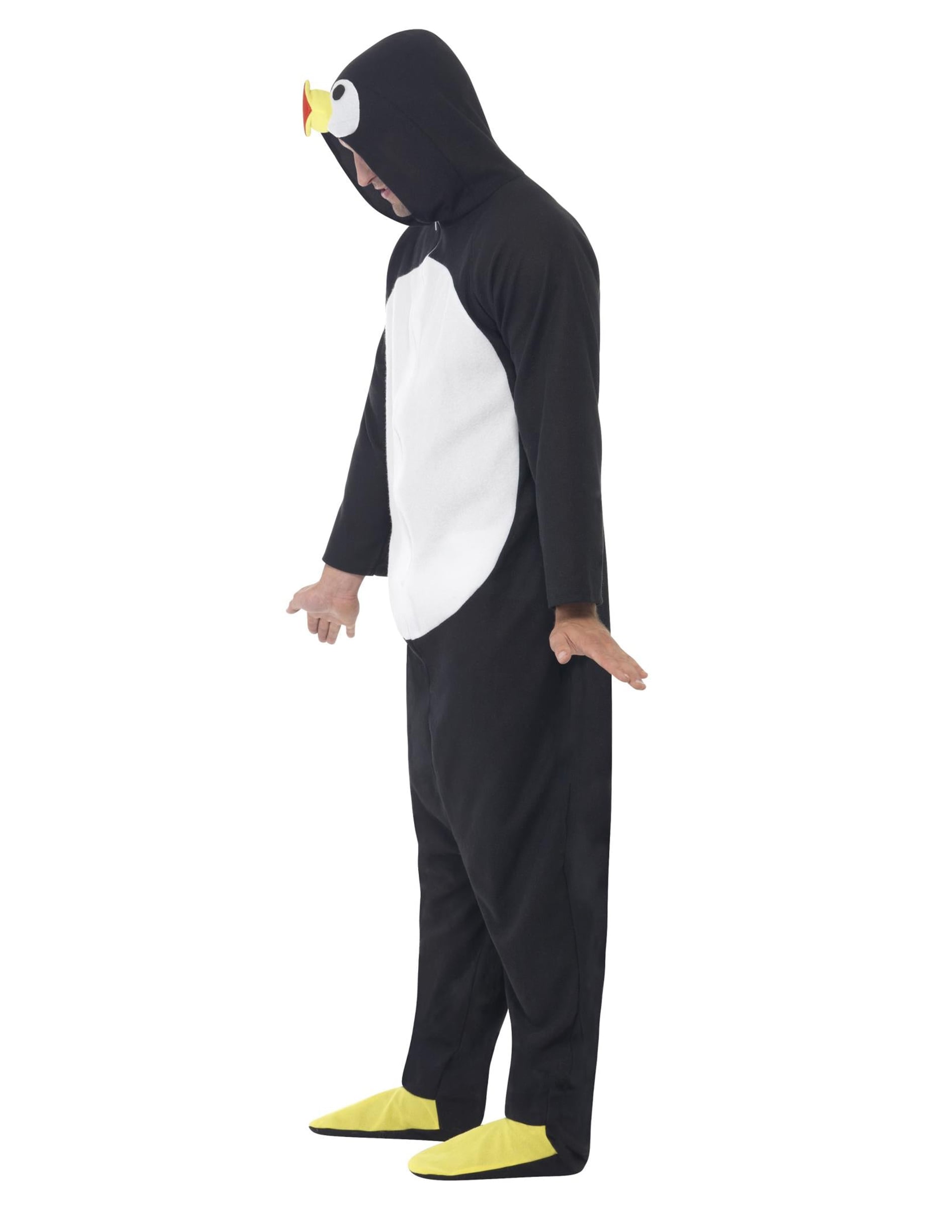 Vue de profil du déguisement combinaison pingouin