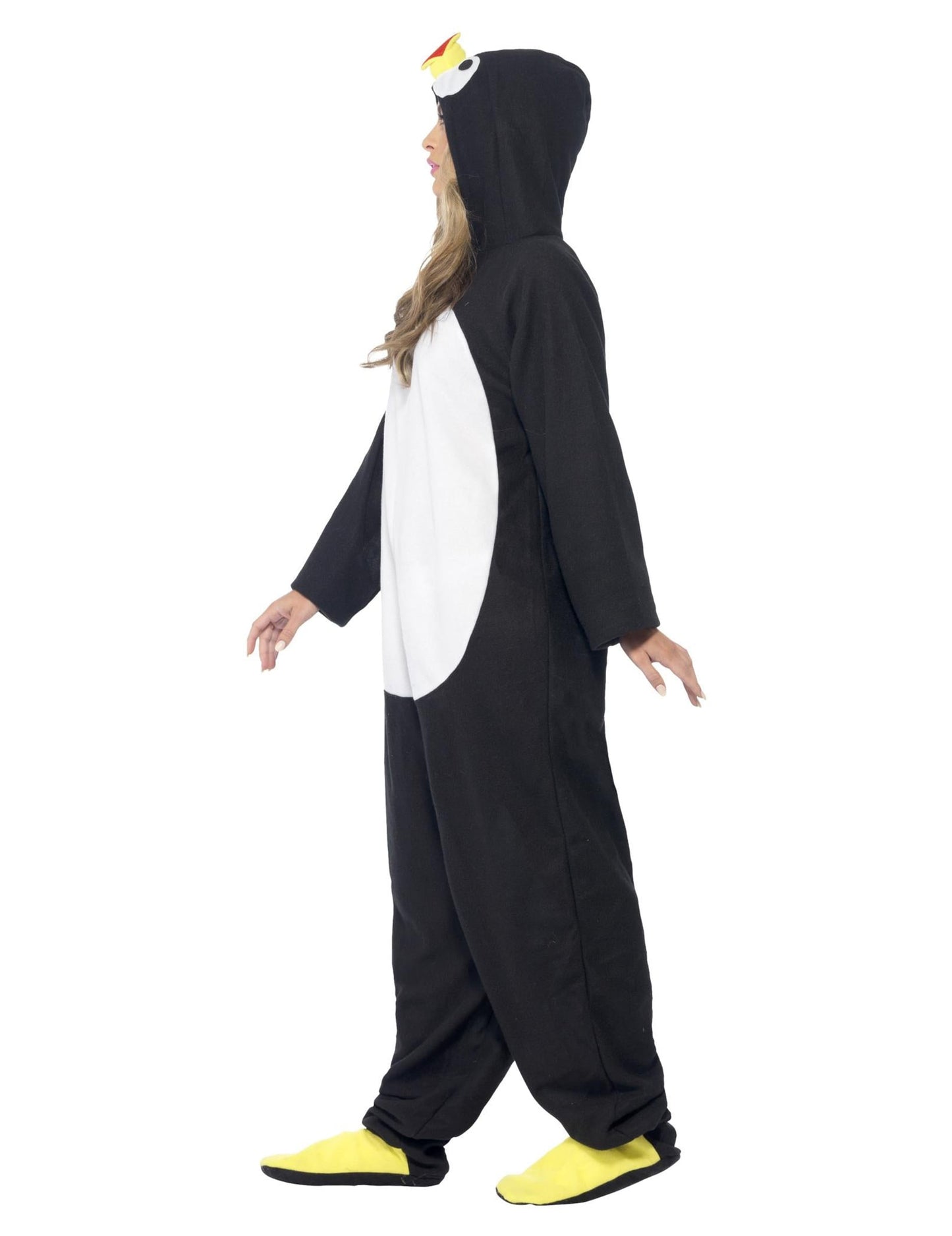 Vue de profil du déguisement combinaison pingouin