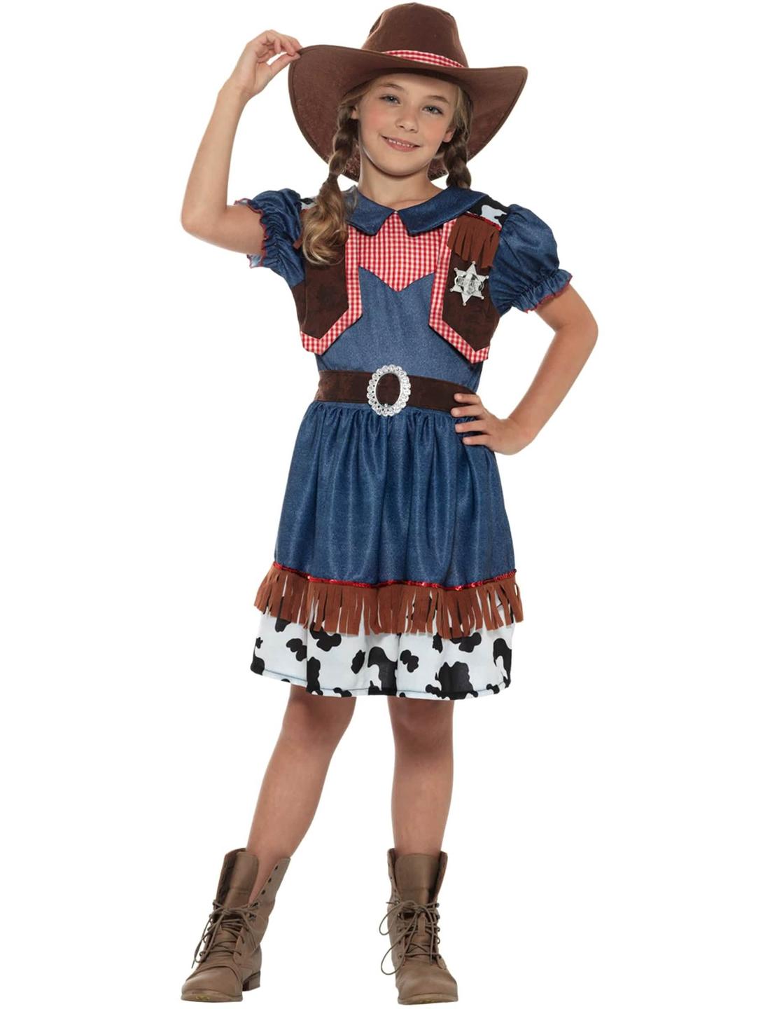 Texasilaisen cowgirliasun etupuoli tytöt