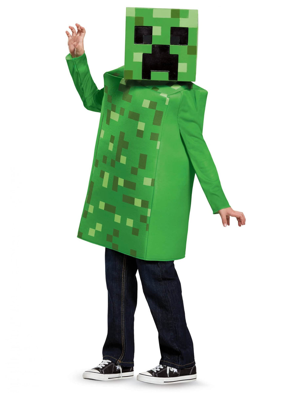 Minecraft Creeper -asusteen takakuva lapsille