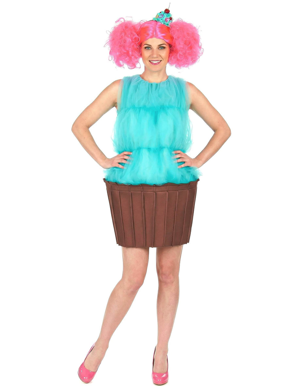 cupcake-asu naiset turkoosi ja ruskea