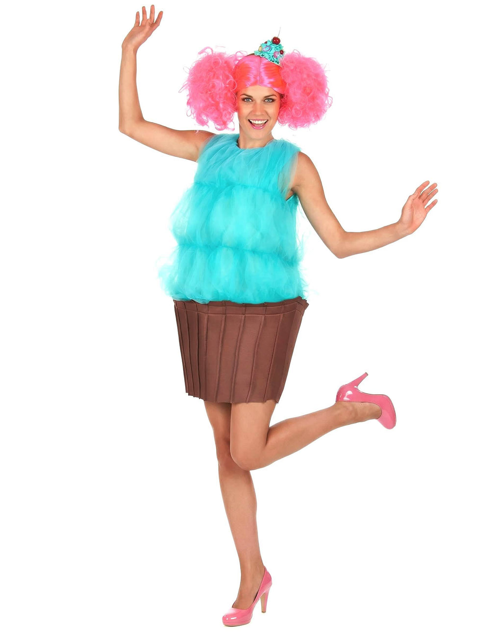 Yleiskatsaus cupcake-naisten naamiaisasuun