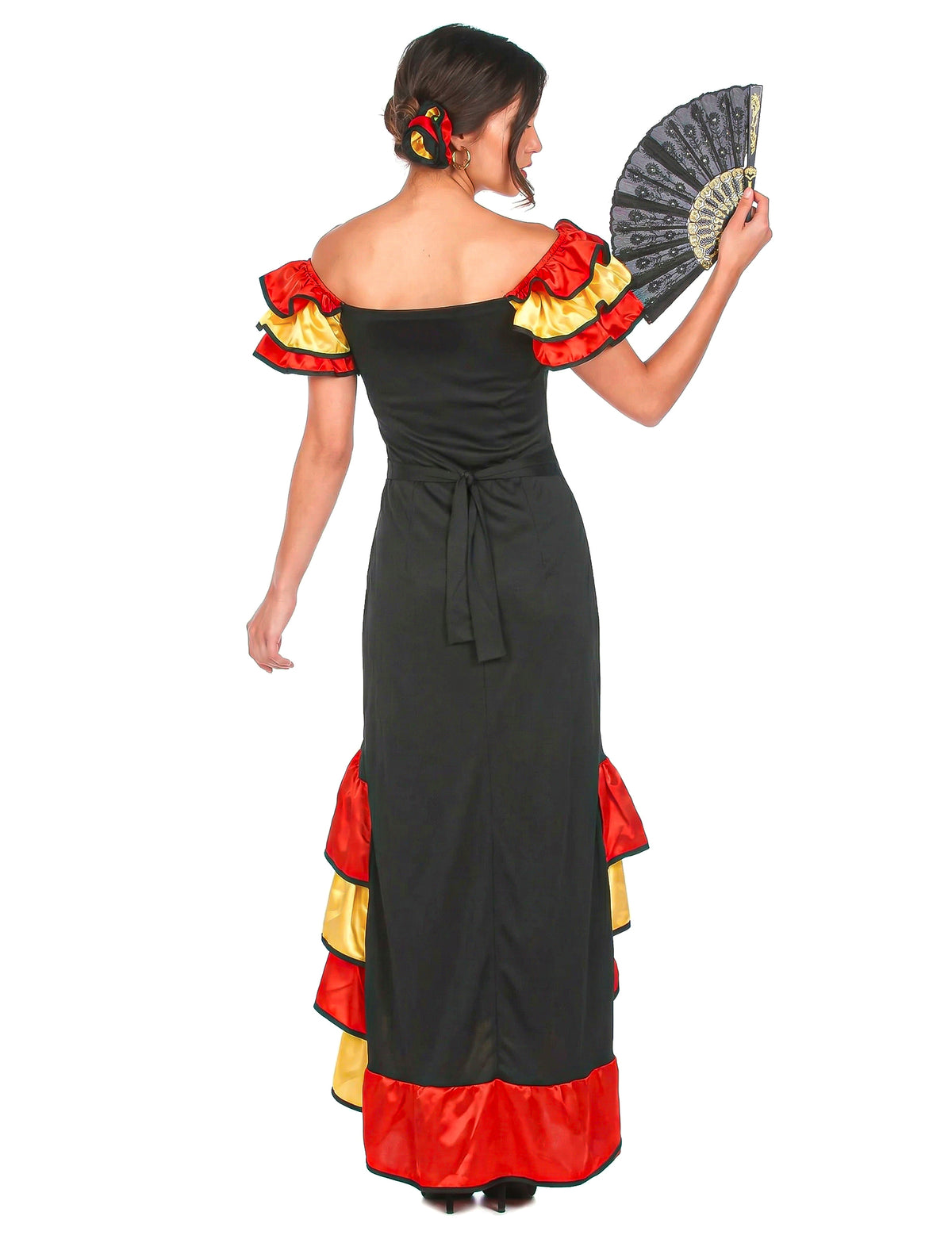 Flamencotanssijattaren naamiaisasu aikuiselle