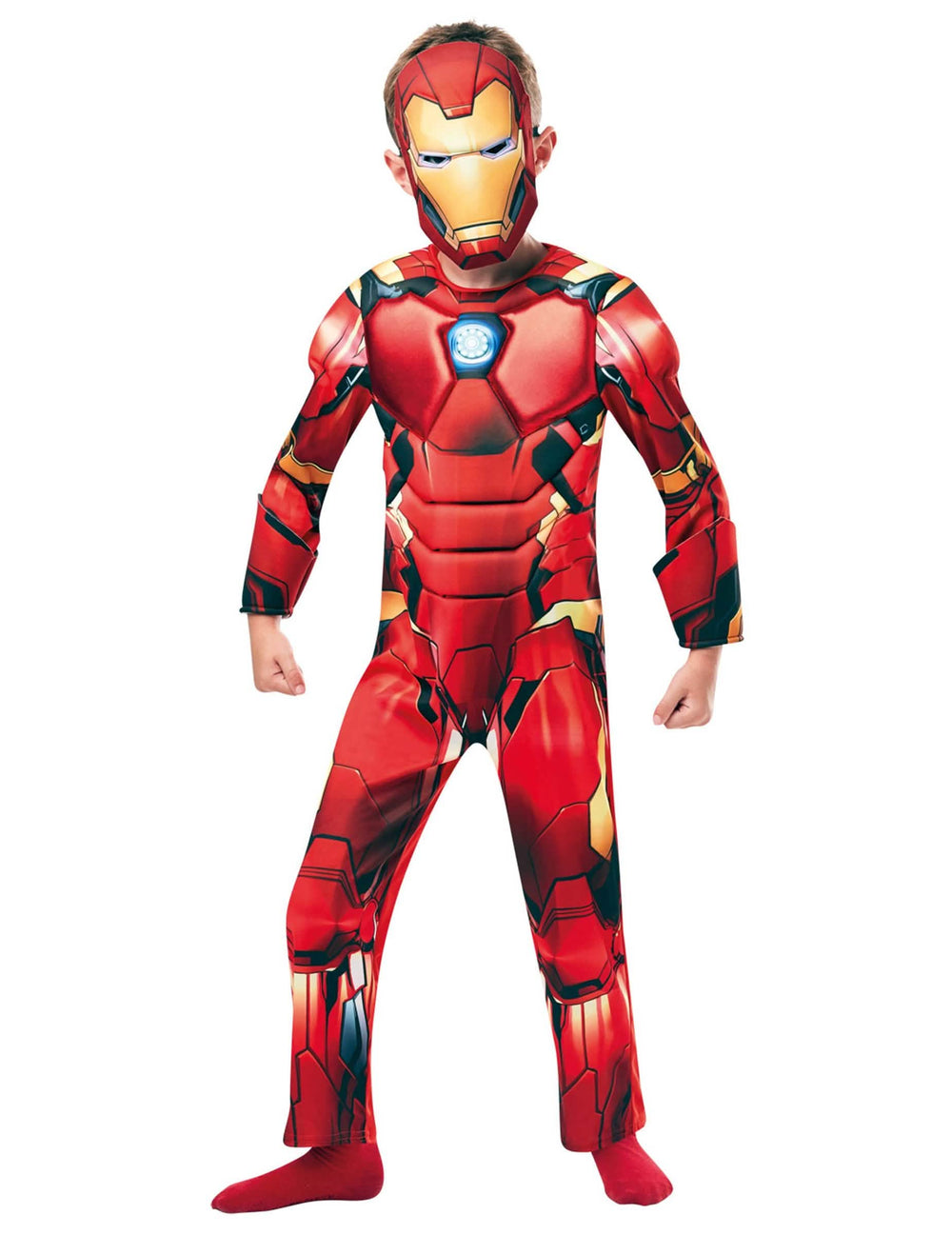 Iron Man -deluxeasusteen etunäkymä lapsille