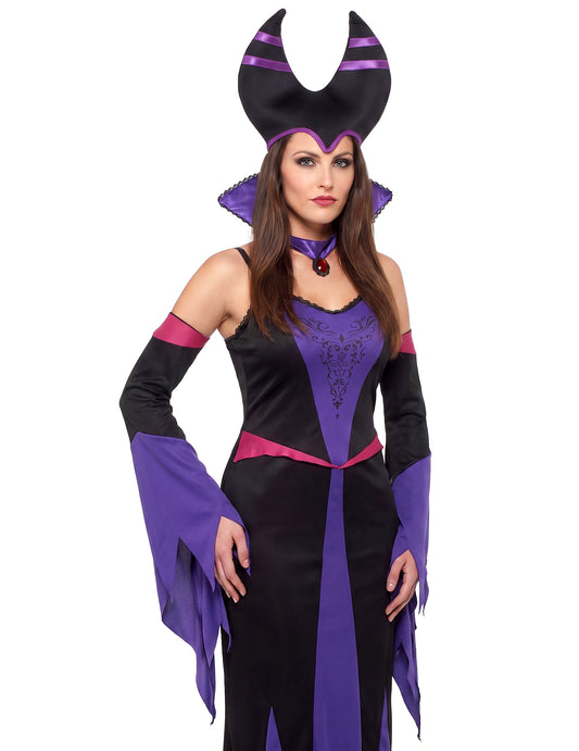 Violetti paholaisasu naisille
