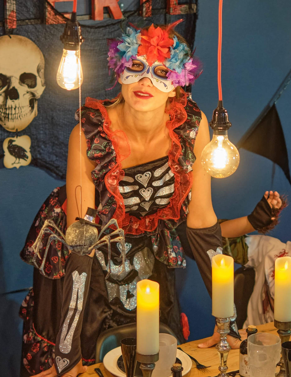 Dìa de los muertos -asujen esittely naisille