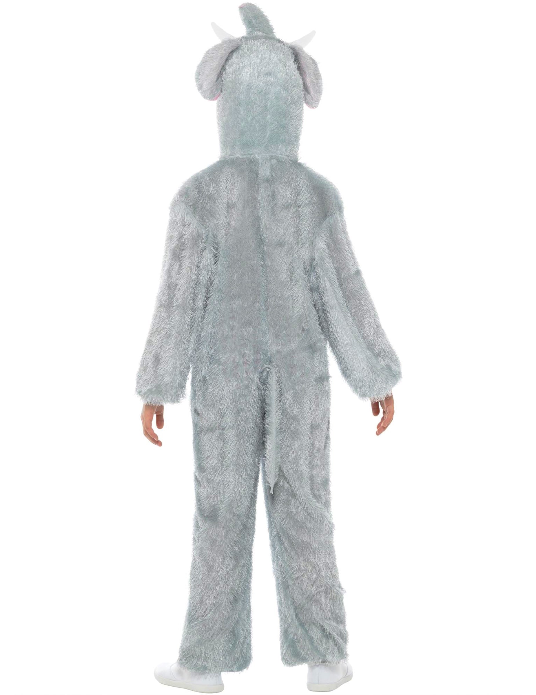 Vue de dos du déguisement d'éléphant pour enfant