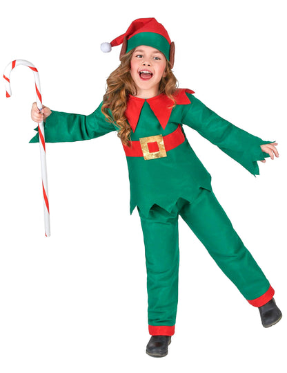 Accessoire sucre d'orge du déguisement elfe de Noël enfant