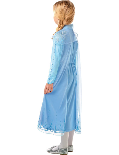 Vue de profil du déguisement Elsa La Reine des neiges 2