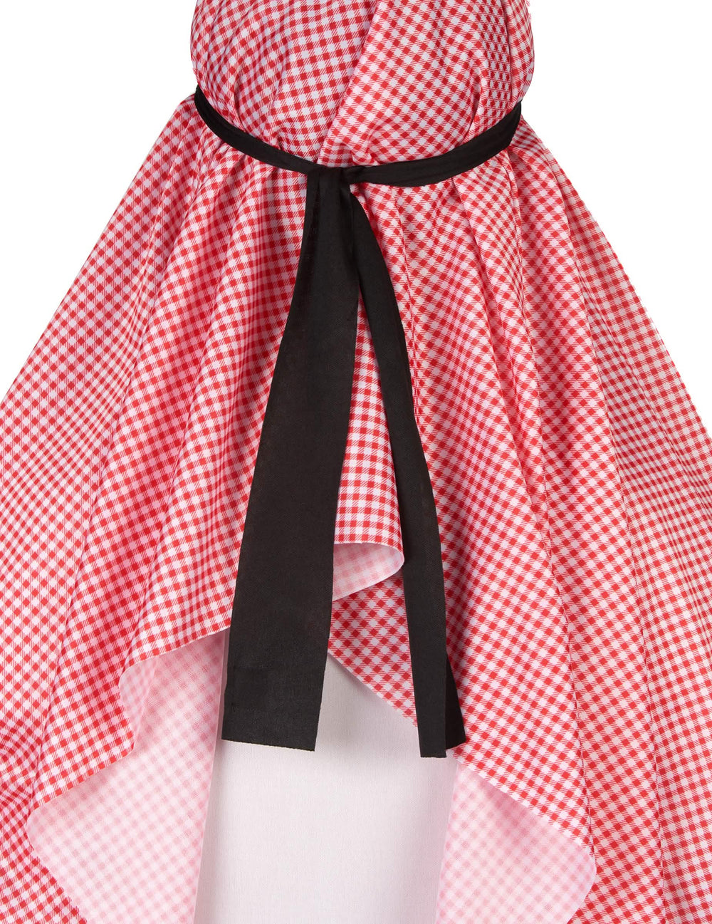 Détail du bandeau noir de la coiffe du déguisement d'émir arabe