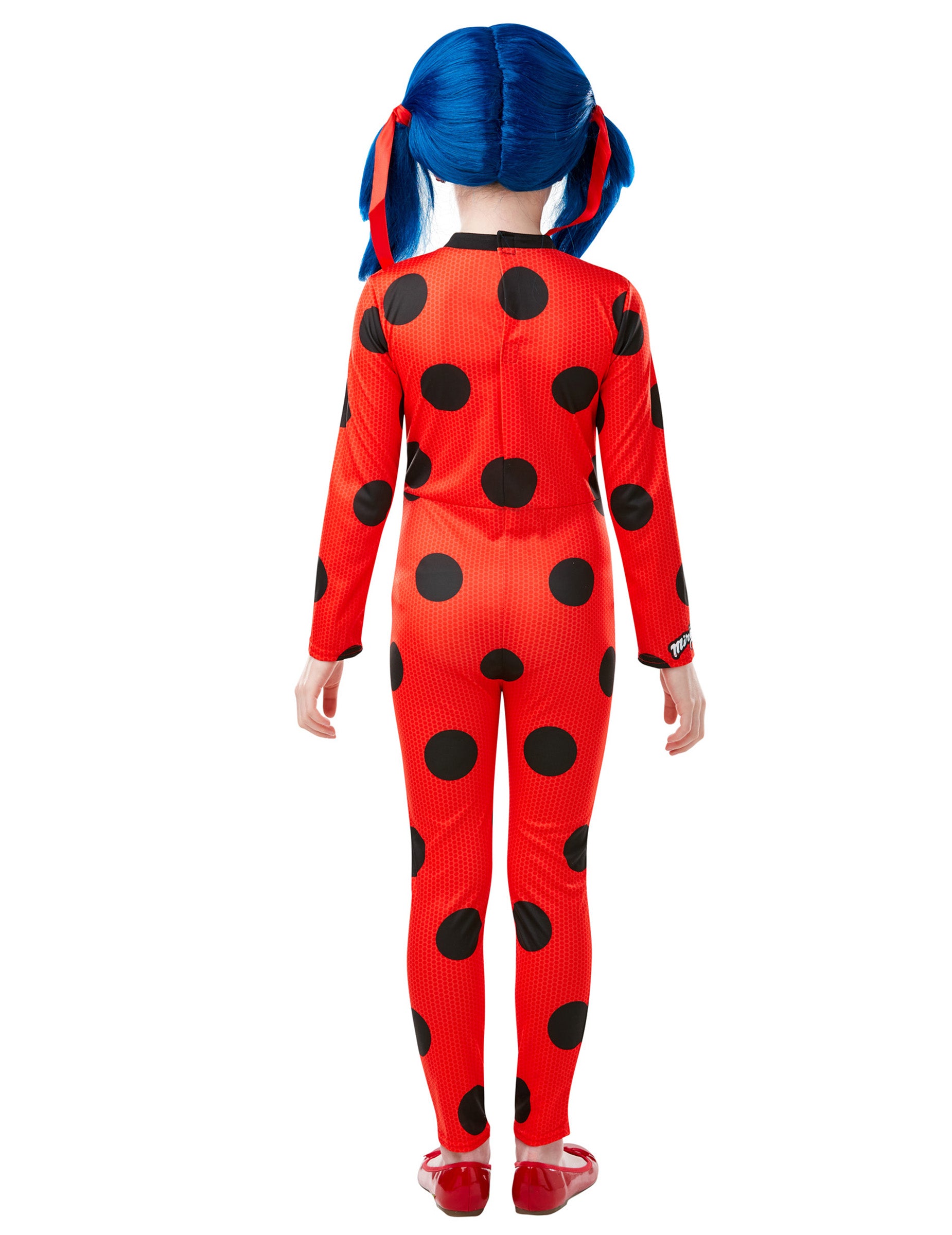Vue de dos du déguisement et masque Miraculous Ladybug