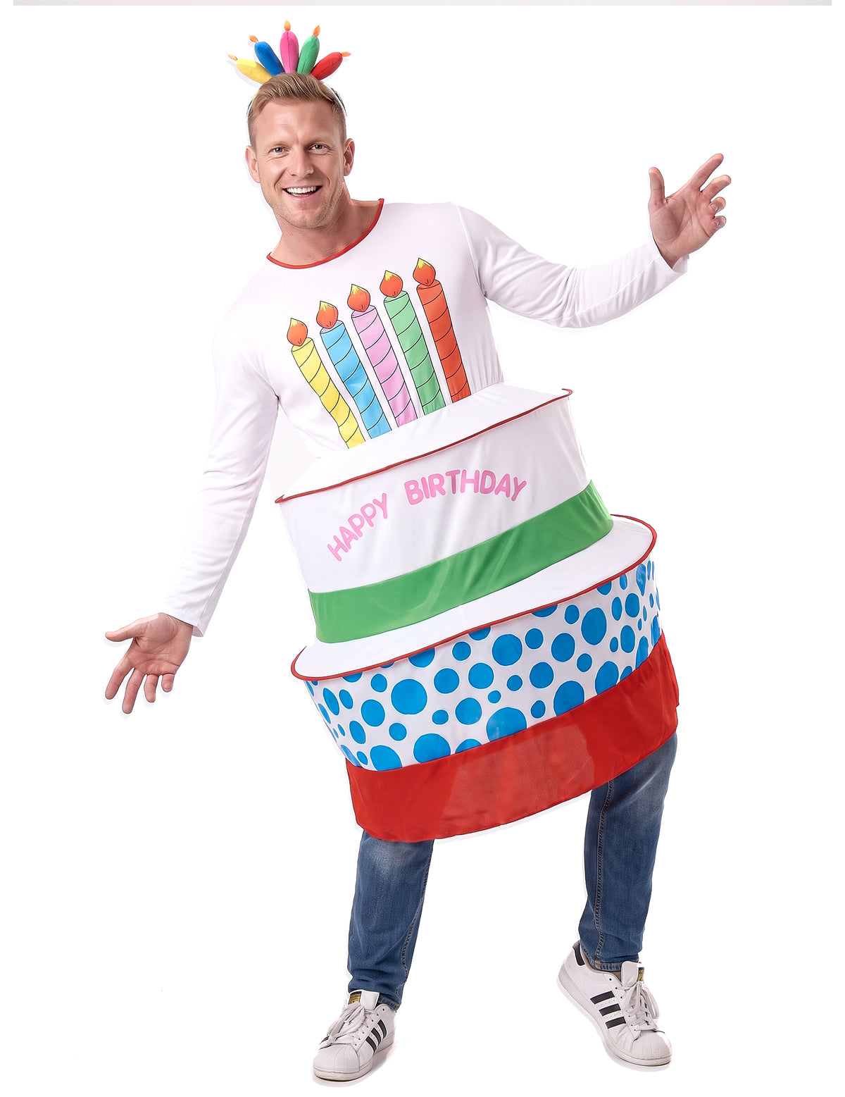 Miesten syntymäpäiväkakkupuku