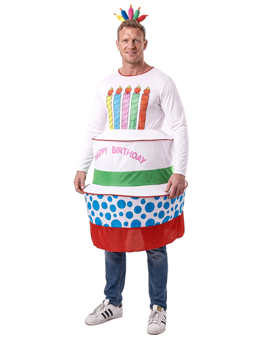 Miesten syntymäpäiväkakkupuku