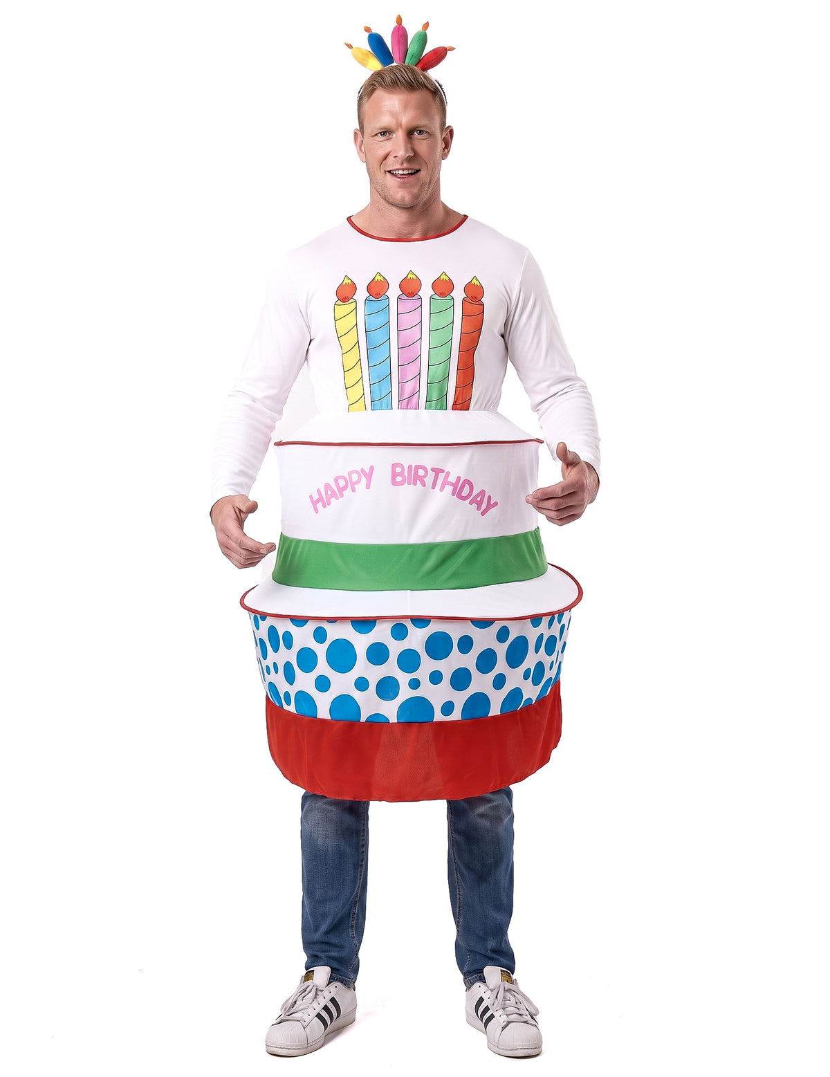 Miesten syntymäpäiväkakkupuku