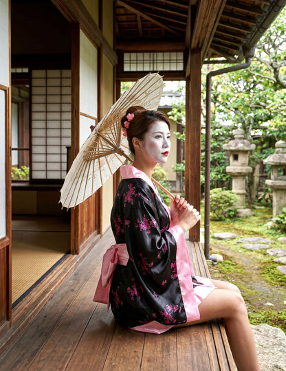 Lyhyt geishan mekko aikuiselle
