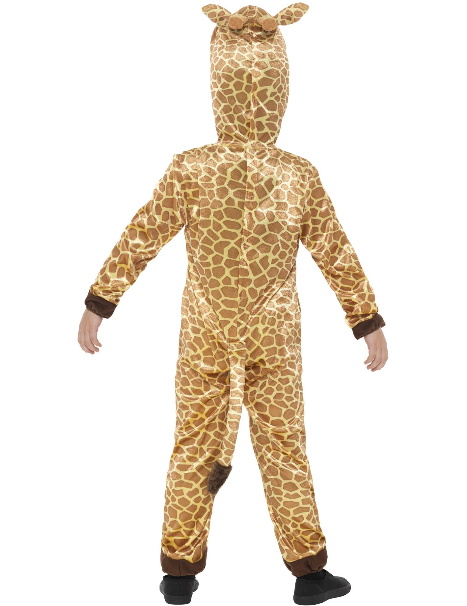 Vue de dos du déguisement girafe pour enfant