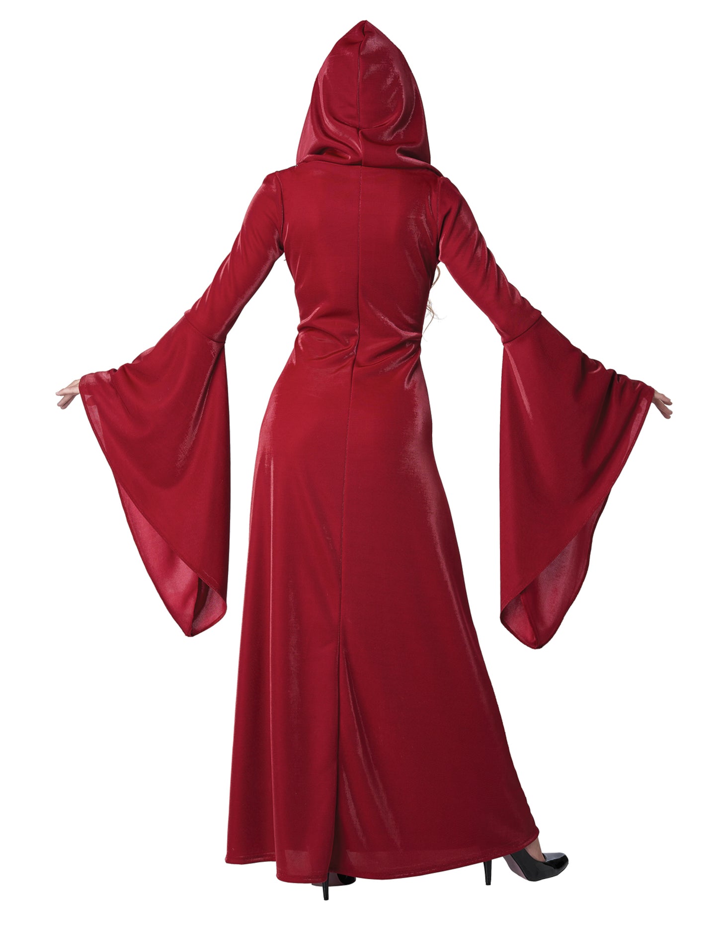 Vue de dos de la robe du déguisement gothique