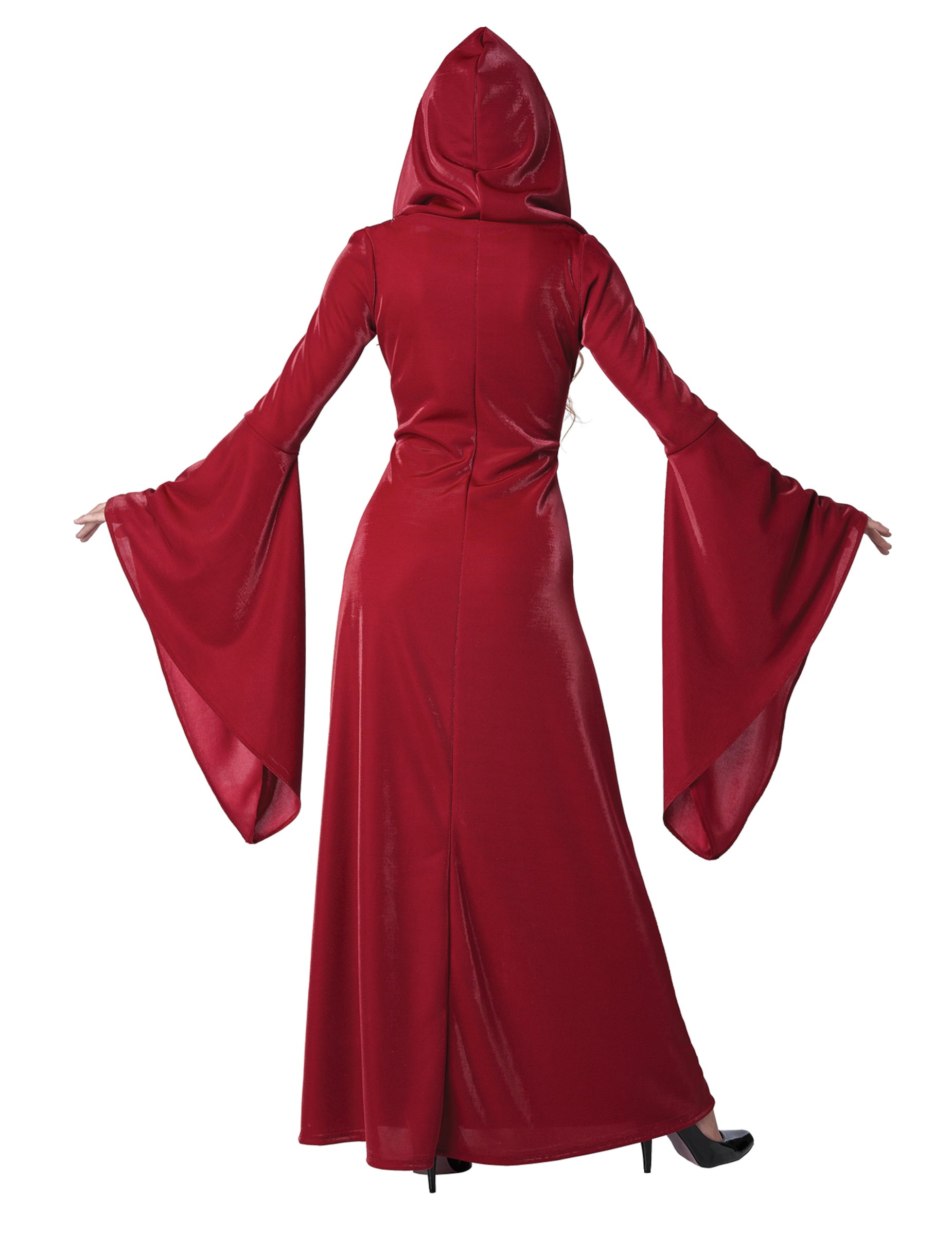 Vue de dos de la robe du déguisement gothique