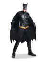Déguisement grand heritage Batman pour homme noir avec ceinture dorée