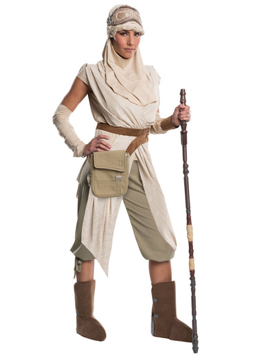 Déguisement grand heritage Rey pour adulte beige et marron