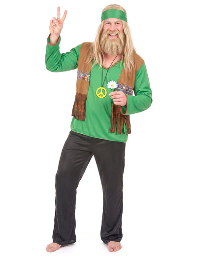 Vihreä hippiasu