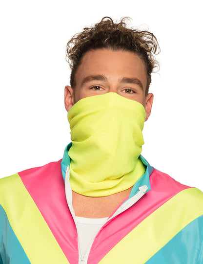 Miesten retro neonsininen lenkkeilyasu